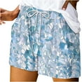 thumbnail image 1 of Mitankcoo Volleyball Shorts Womens Print Casual Pocket Summer Modern Fit Walking Shorts Size S-XXL, 1 of 5