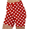 thumbnail image 1 of Mitankcoo Women Shorts Comfy - Summer Polka Dot Beach Shorts Casual High Waist Board Shorts, 1 of 5