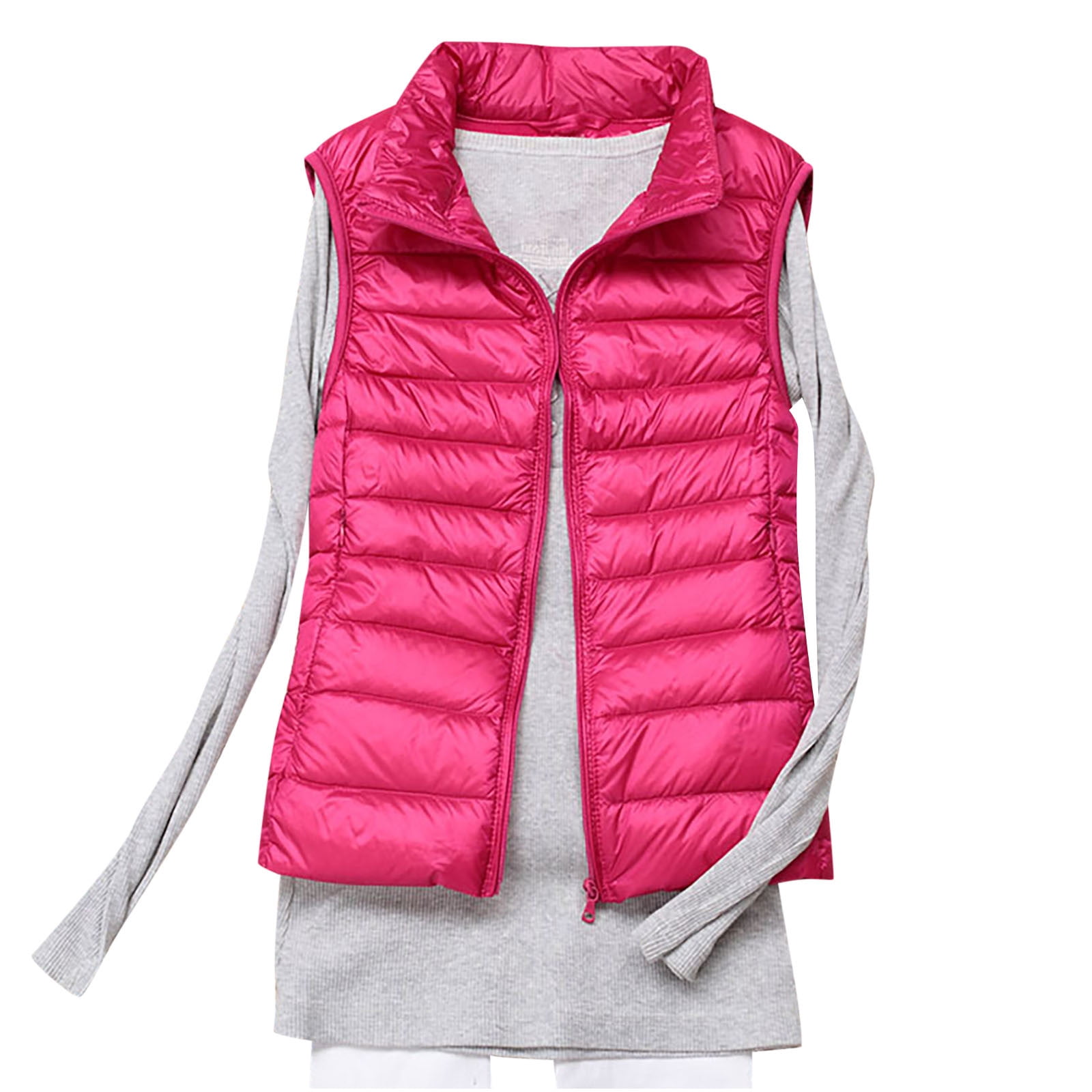 Mitankcoo Women's Lightweight Warm Puffer Golf Vest Thermal Winter