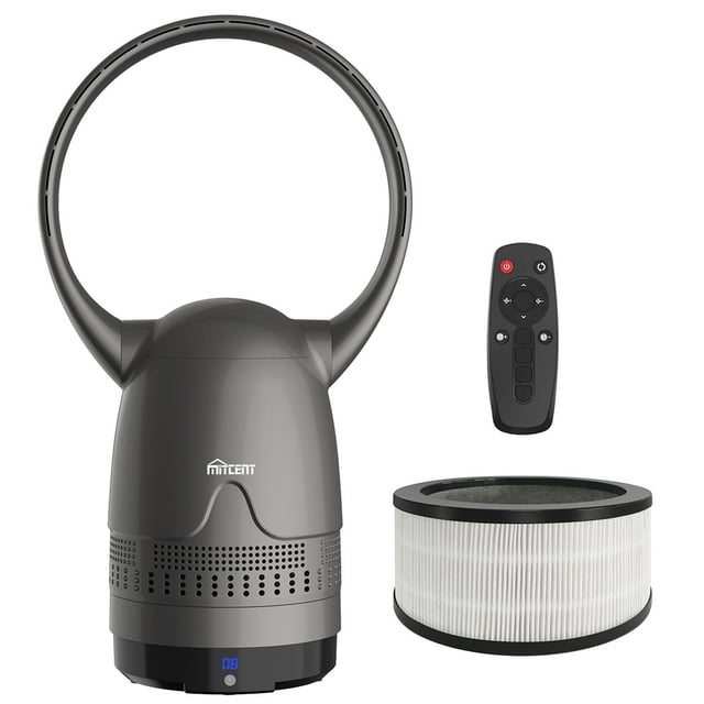 Mitcent 36 inch Bladeless Tower Fan with Filter, Remote Control