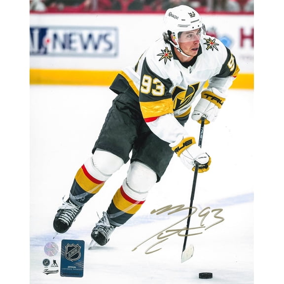 Mitch Marner Signed 8x10 Photo Unframed Vegas Golden Knights Action-V Officially Licensed NHL/NHLPA Authentic Hand-Signed Autograph by Frameworth Sports Marketing Premium Sports Memorabilia