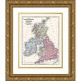 thumbnail image 1 of Mitchell 12x14 Gold Ornate Wood Framed with Double Matting Museum Art Print Titled - Great Britain Ireland - Mitchell 1877, 1 of 4