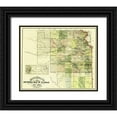 thumbnail image 1 of Mitchell 14x12 Black Ornate Wood Framed with Double Matting Museum Art Print Titled - Kansas - Mitchell 1859, 1 of 4