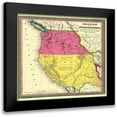 thumbnail image 1 of Mitchell 16x15 Black Modern Framed Museum Art Print Titled - California, Oregon - Mitchell 1846, 1 of 5