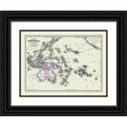 thumbnail image 1 of Mitchell 18x15 Black Ornate Wood Framed with Double Matting Museum Art Print Titled - Oceania - Mitchell 1877, 1 of 4