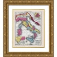 thumbnail image 1 of Mitchell 26x31 Gold Ornate Wood Framed with Double Matting Museum Art Print Titled - Ancient Italy - Mitchell 1844, 1 of 4