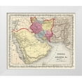 thumbnail image 1 of Mitchell 31x26 White Modern Wood Framed Museum Art Print Titled - Middle East Persia Arabia - Mitchell 1857, 1 of 4