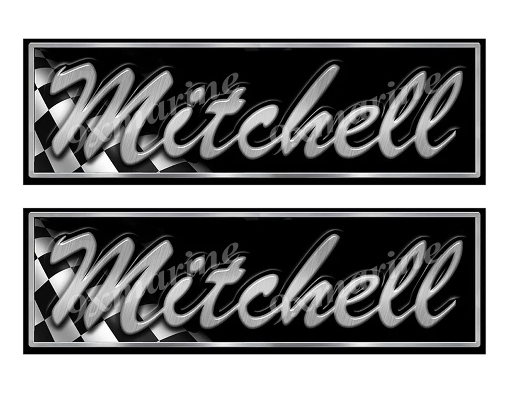 Ty Mitchell Sticker Mitchell Boat Classic Racing 10