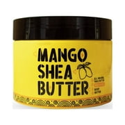 Mitchell Brands Mango Skin Shea Butter Jar - 300ml - Suitable for Dry Skin and Dryness, Roughness, and Dullness