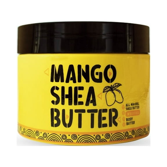 Mitchell Brands Mango Skin Shea Butter Jar - 300ml - Suitable for Dry Skin and Dryness, Roughness, and Dullness