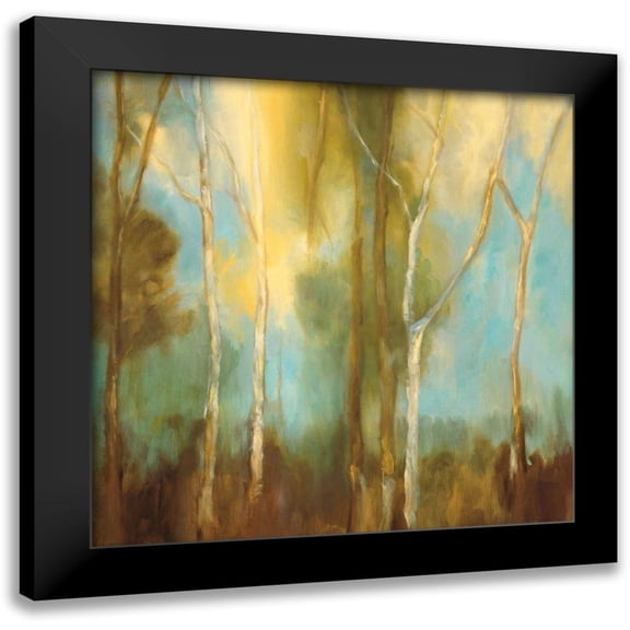 Mitchell, Kristi 12x12 Black Modern Framed Museum Art Print Titled - Bare Trees I