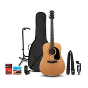 Mitchell Launch D100 Dreadnought Acoustic Guitar Deluxe Pack - Natural