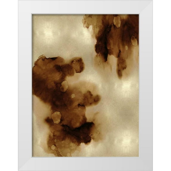 Mitchell, Lauren 19x24 White Modern Wood Framed Museum Art Print Titled - Entice in Bronze