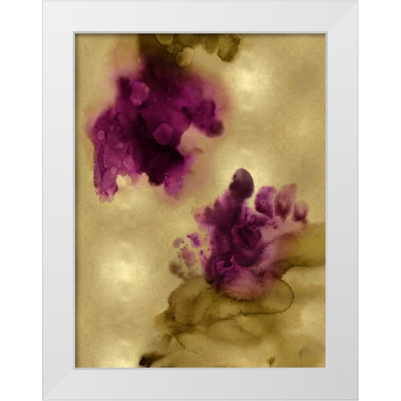 Mitchell, Lauren 25x32 White Modern Wood Framed Museum Art Print Titled - Tempting in Gold