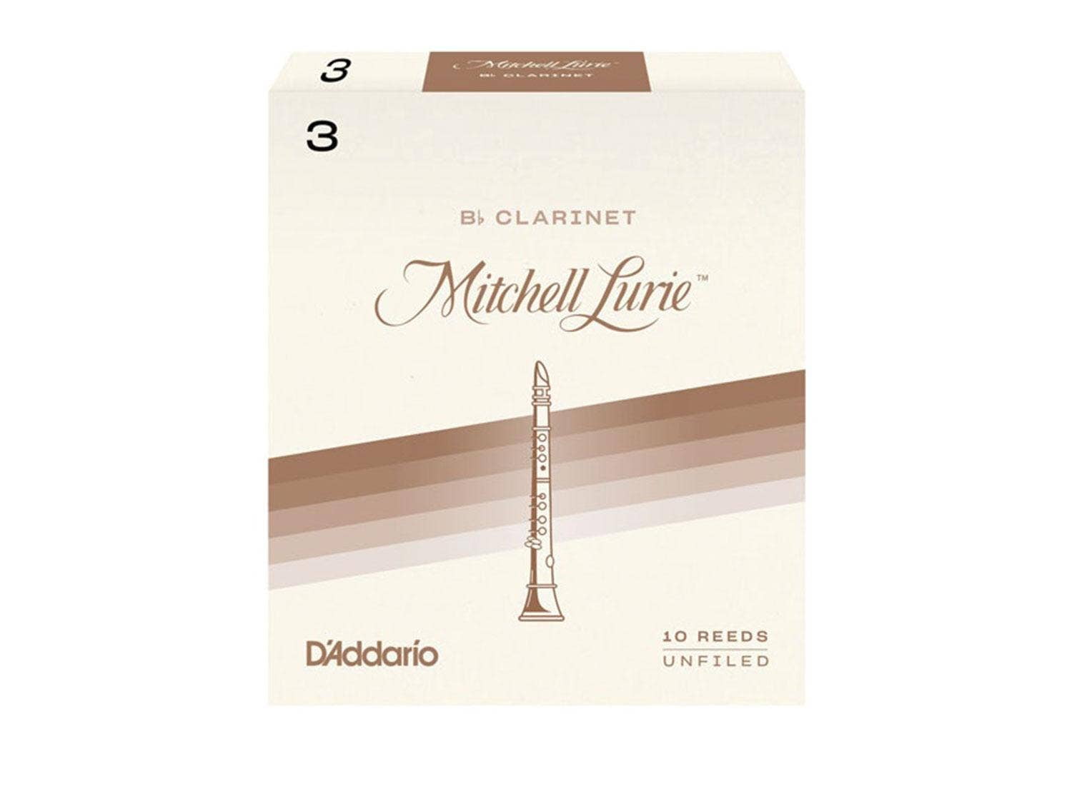 Mitchell Lurie Bb Clarinet Reeds, Strength 2.0, 10 Pack