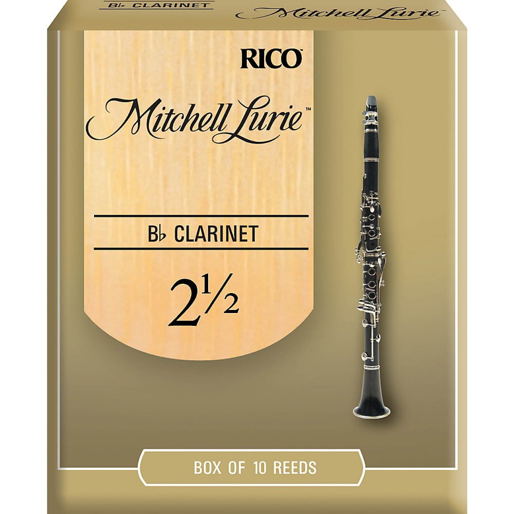 Mitchell Lurie Bb Clarinet Reeds, Strength 2.5, 10 Pack