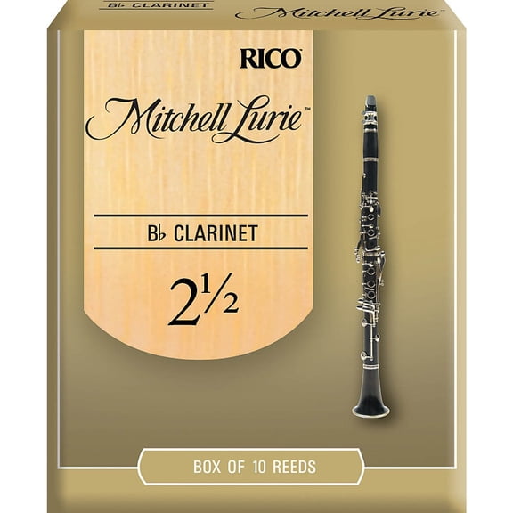 Mitchell Lurie Bb Clarinet Reeds, Strength 2.5, 10 Pack