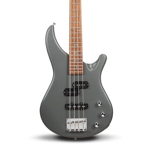 Mitchell MB100 Short-Scale Solidbody Electric Bass Guitar Charcoal Satin