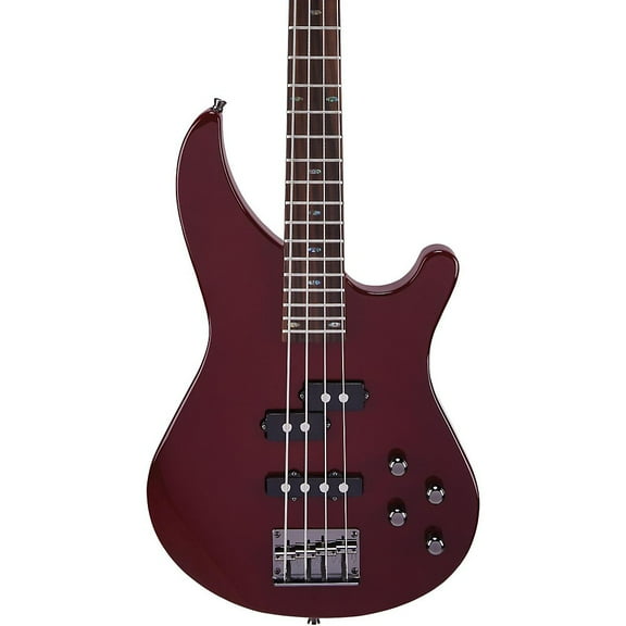 Mitchell MB200 Modern Rock Bass With Active EQ Blood Red