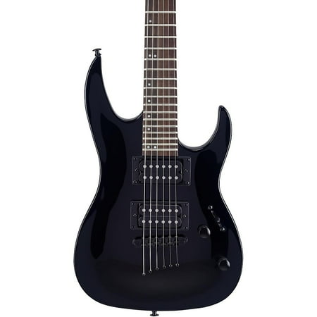 Mitchell MM100 Mini Double Cutaway Electric Guitar, Black