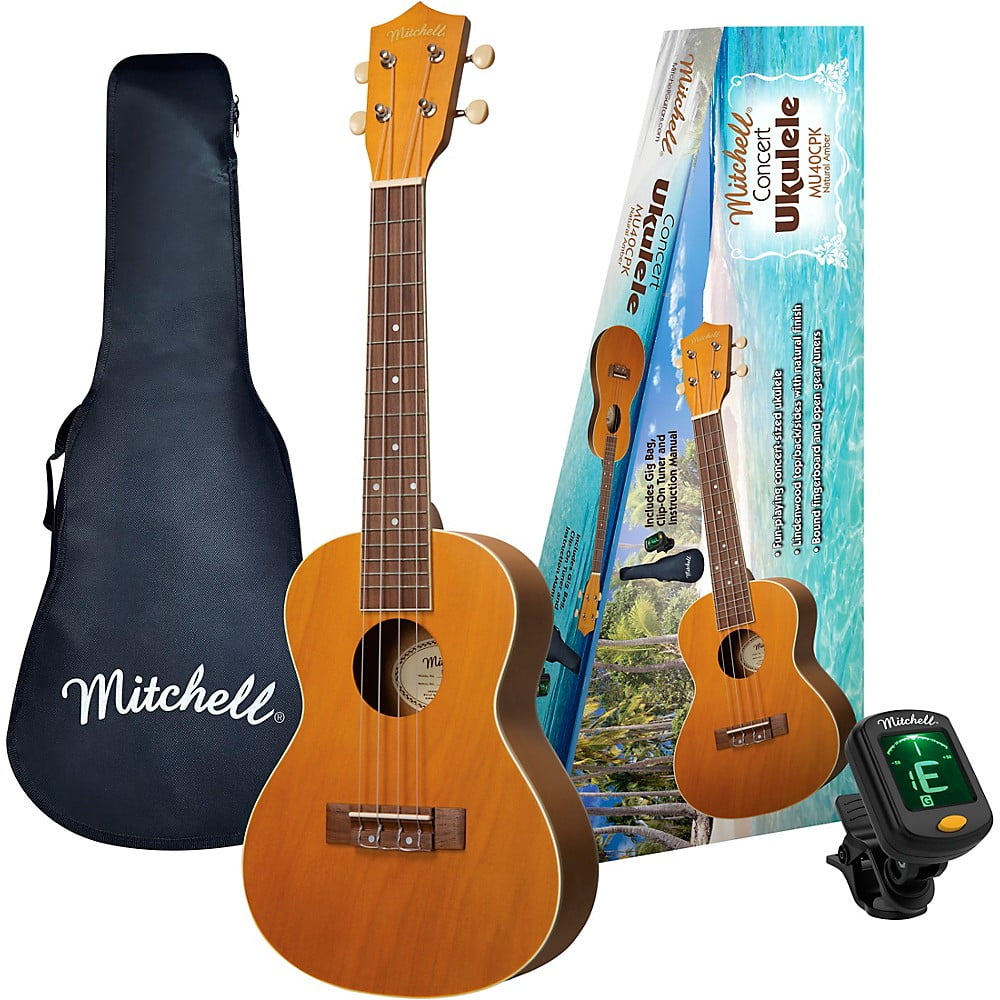 Mitchell concert ukulele natural deals