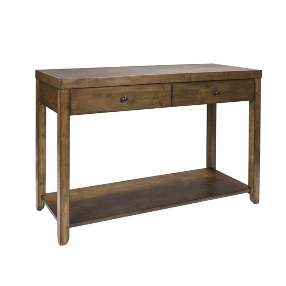 Mitchell Medium Brown Sofa Table