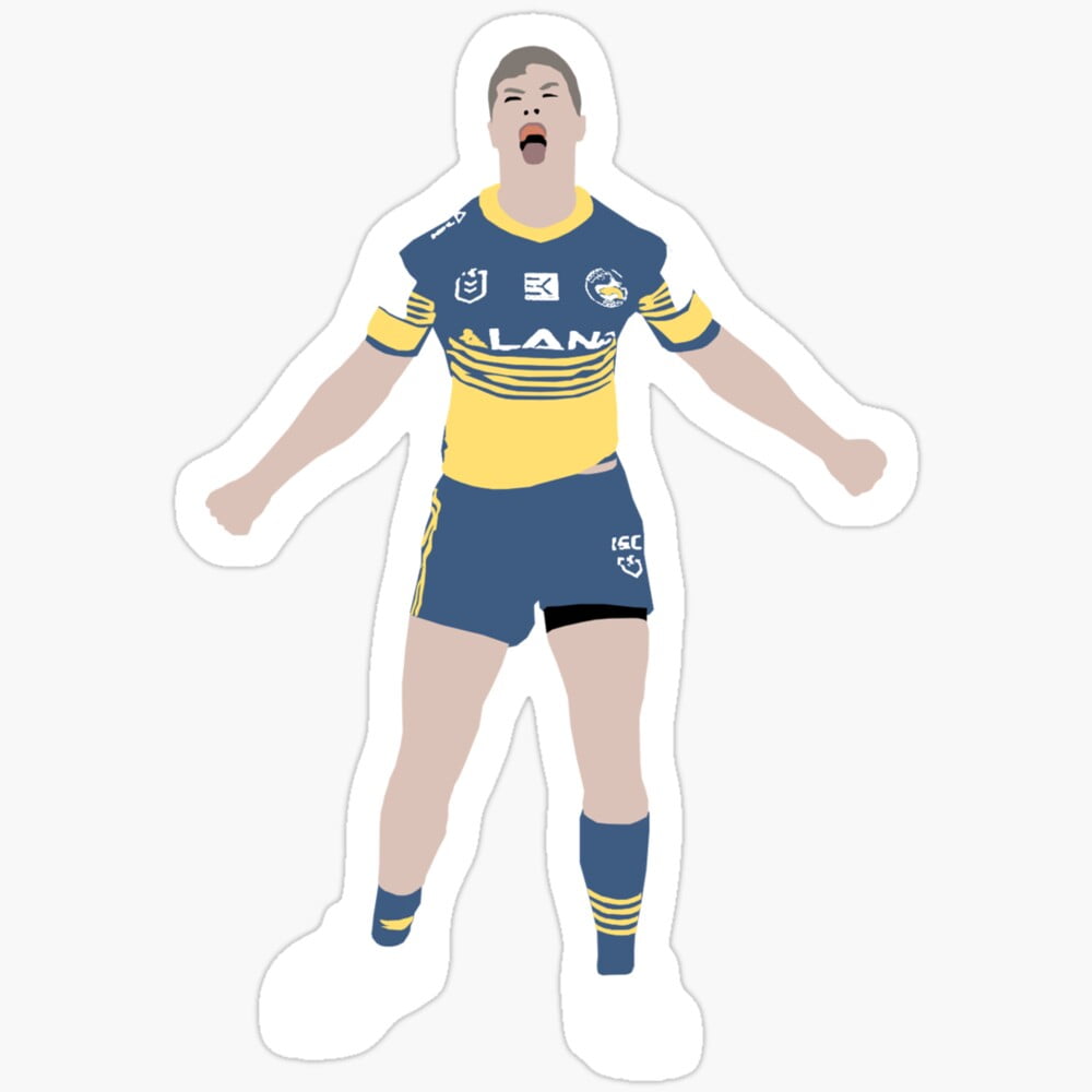 Ty Mitchell Sticker Mitchell Moses Parrametta Eels Sticker Phone Decal Water Bottle ...