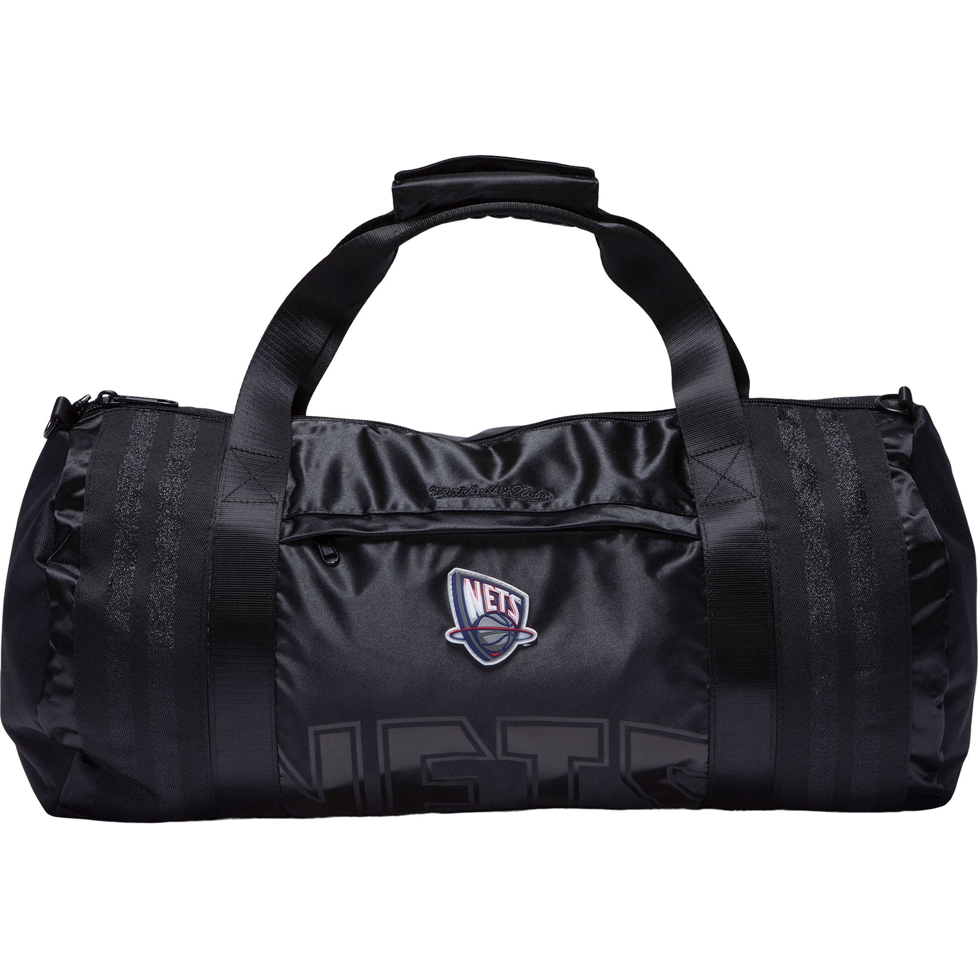Mitchell \u0026 Ness Brooklyn Nets Hardwood Classics Satin Duffel Bag
