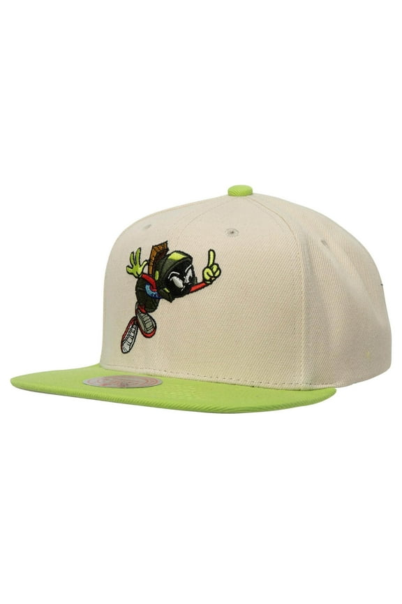 Green/Cream Space Jam 2 Tune Squad Marvin The Martian Snapback - OSFA
