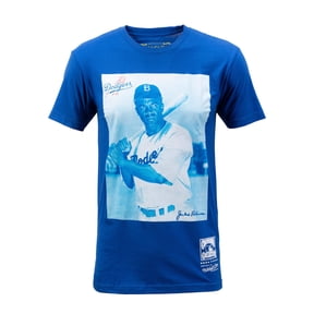 Mitchell Ness MLB Photo Real Tee Brooklyn Dodgers - Jackie Robinson