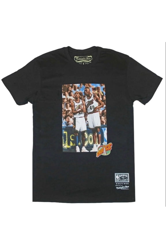 Mitchell  Ness Seattle SuperSonics Photo Real Tee