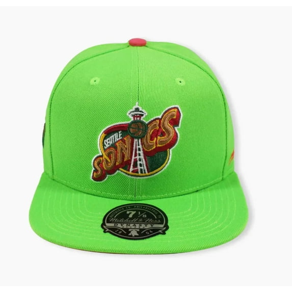 Mitchell Ness Seattle Supersonics Hyperteam Fitted Hat