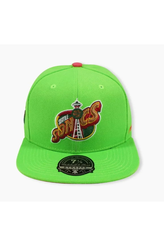 Mitchell Ness Seattle Supersonics Hyperteam Fitted Hat