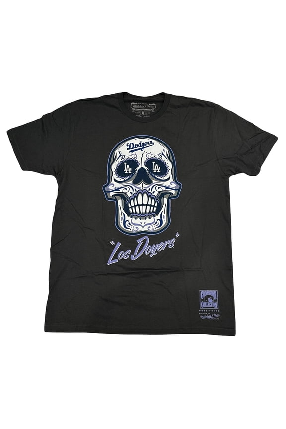 Mitchell  Ness Sugar Skull Tee Dodgers