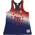 thumbnail image 1 of Mitchell & Ness Womens Reversible Mesh Racerback Tank Top, Multicoloured, Medium, 1 of 2