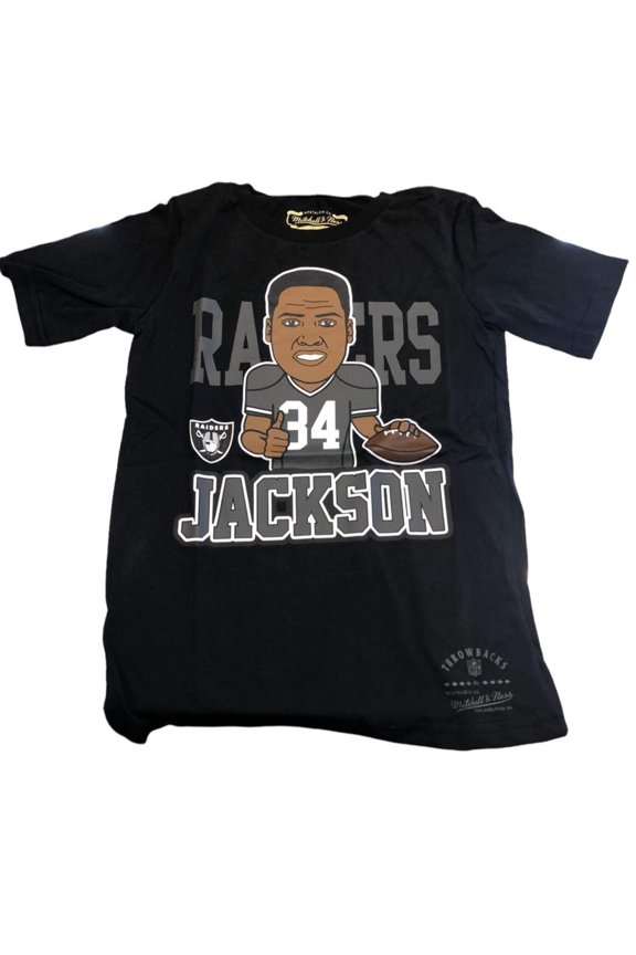 Mitchell  Ness Youth NFL Bo Jackson Throwback Player Tee