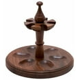 thumbnail image 1 of Mitchell Thomas 6 Pipe Round Shisham Wood Stand Rosewood Finish, 1 of 1