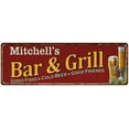 thumbnail image 1 of Mitchell's Bar and Grill Red Man Cave Decor 8x24 Sign 108240054481, 1 of 1