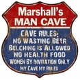 thumbnail image 1 of Mitchell's Man Cave Rules Sign Shield Metal Gift 211110023479, 1 of 1