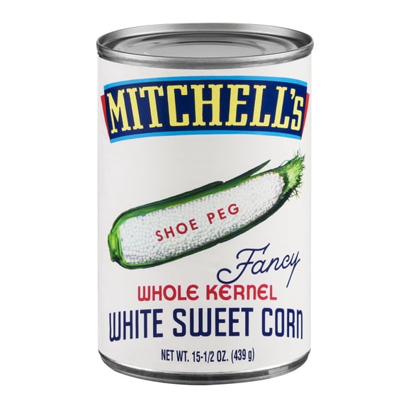 Mitchell's Whole Kernel White Sweet Corn, 15.5 OZ