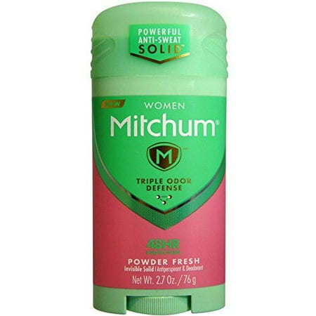 Mitchum Advanced Control Invisible Solid Antiperspirant And Deodorant, Powder Fresh, 2.7 Oz, 6 Pack