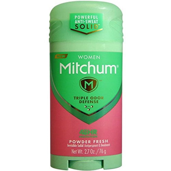 Mitchum Advanced Control Invisible Solid Antiperspirant And Deodorant, Powder Fresh, 2.7 Oz