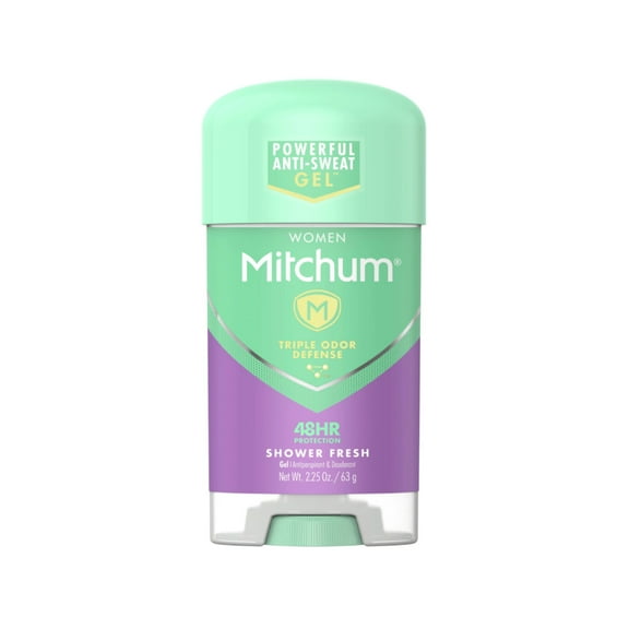 Mitchum Advanced Women Gel Anti-Perspirant & Deodorant, Shower Fresh 2.25 oz (Pack of 2)
