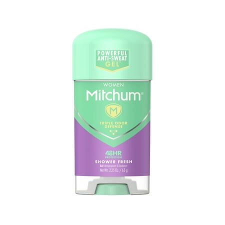Mitchum Advanced Women Gel Anti-Perspirant & Deodorant, Shower Fresh 2.25 oz (Pack of 4)