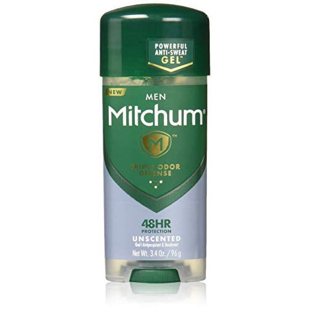 Mitchum Antiperspirant Deodorant Stick for Men, Triple Odor Defense Gel