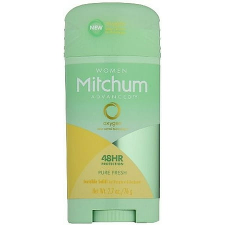 Mitchum Women Triple Odor Defense Invisible Solid 48HR Antiperspirant & Deodorant, Pure Fresh, 2.7 OZ - 2 Pack