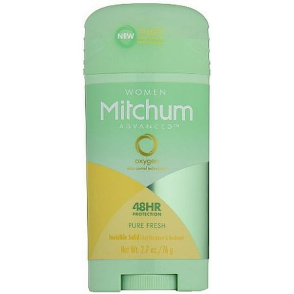 Mitchum Women Triple Odor Defense Invisible Solid 48HR Antiperspirant & Deodorant, Pure Fresh, 2.7 OZ - 6 Pack