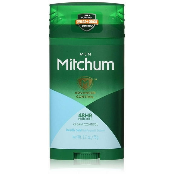 Mitchum Men Advanced Invisible Solid Anti-Perspirant & Deodorant, Mountain Air 2.70 oz (Pack of 2)