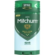 Mitchum Men Advanced Control, Clean Control Invisible Solid, 2.7 oz (Pack of 3)
