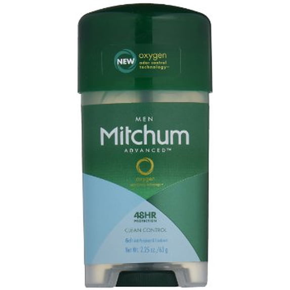 Mitchum Men Clear Gel Clean Control, 2.25 Oz